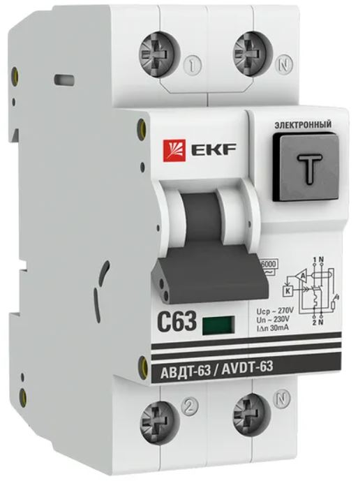 Автомат дифференциальный EKF DA63-63-30e-AC