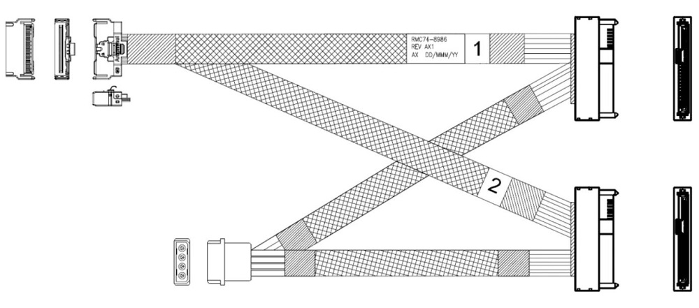 Кабель Amphenol RMC74-8986