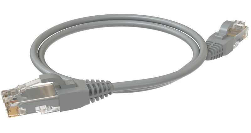 Кабель патч-корд F/UTP 5e кат. 0.3м SYSMATRIX PC 4545.5ES26.03LSZHGY