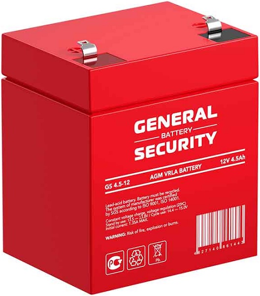 Аккумулятор General Security GS4.5-12