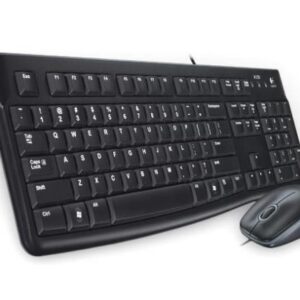 Клавиатура и мышь проводной комплект Logitech MK120