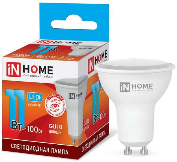 Лампа светодиодная IN HOME 4690612023489