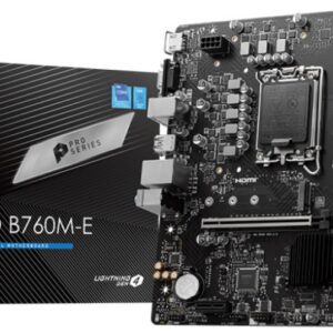 Материнская плата MSI PRO B760M-E, LGA1700, Intel B760, mATX