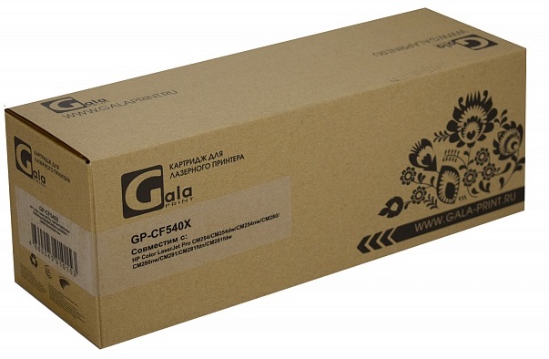 Тонер-картридж GalaPrint CF540X Черный