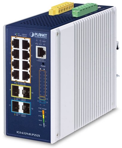 Коммутатор Planet IGS-6329-8UP2S2X