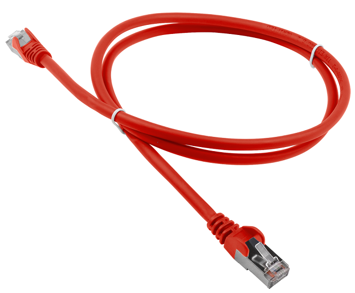 Кабель патч-корд Lanmaster LAN-PC45/S5E-2.0-RD