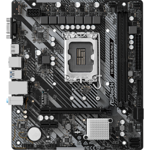 Материнская плата ASRock H610M-HVS/M.2 R2.0, LGA1700, Intel H610, mATX