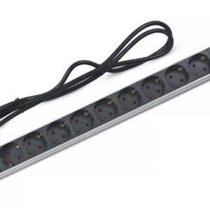 Блок розеток 19", 12 розеток Cabeus PDU-12P-2EU