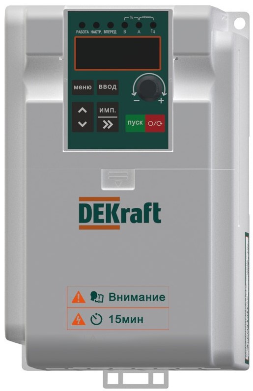 Преобразователь частоты DEKraft DEKV060G2R2P3R7T4B