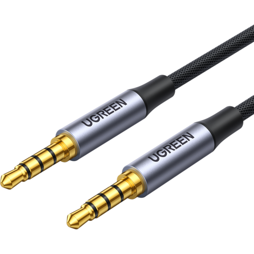 Кабель 3.5 Jack (M) - 3.5 Jack (M), 1.5м, UGREEN AV183 Black