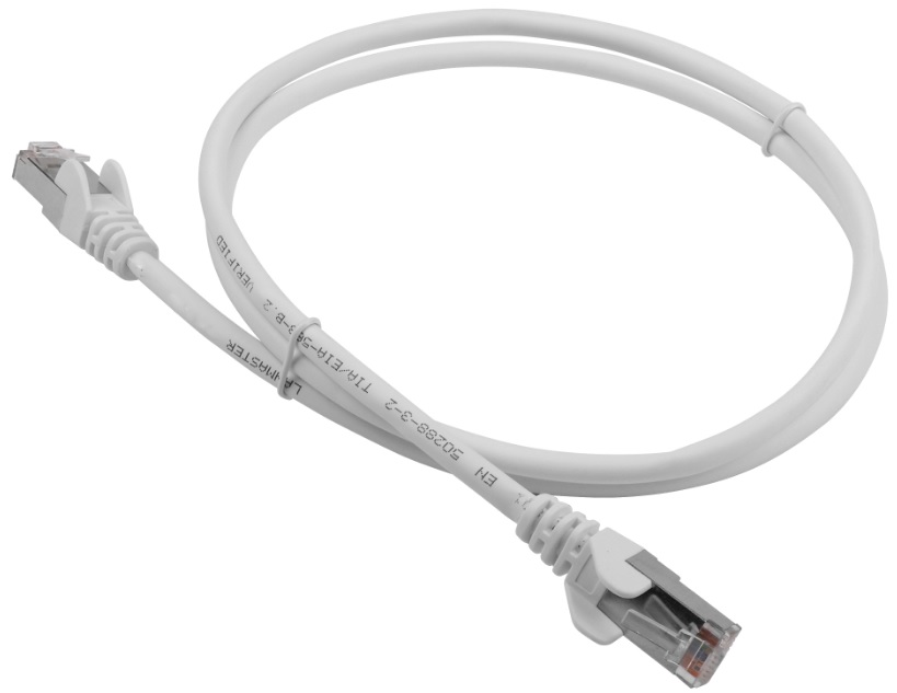 Кабель патч-корд F/UTP 5e кат. 15м Lanmaster LAN-PC45/S5E-15-WH