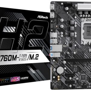 Материнская плата ASRock B760M-H2/M.2, LGA1700, Intel B760, mATX