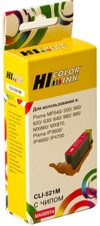 Тонер-картридж Hi-Black HB-CLI-521M Пурпурный