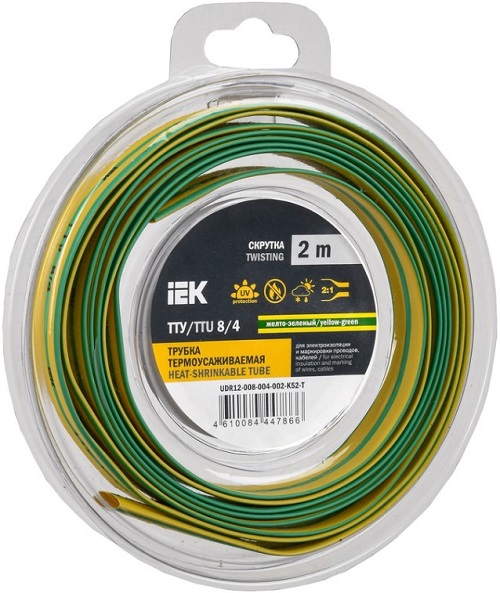 Трубка термоусадочная IEK UDR12-008-004-002-K52-T