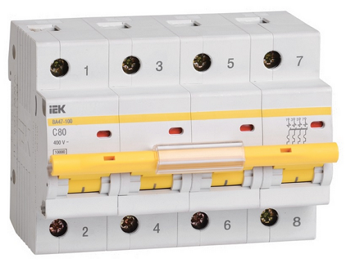 Автоматический выключатель IEK MVA40-4-100-C