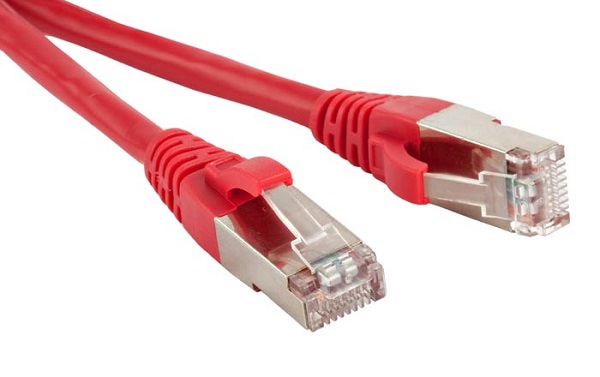 Кабель патч-корд Hyperline PC-LPM-STP-RJ45-RJ45-C6-1M-LSZH-RD