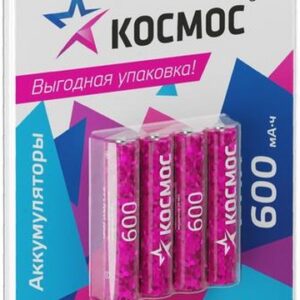 Аккумулятор Космос KOCR03NIMH600mAh4BL