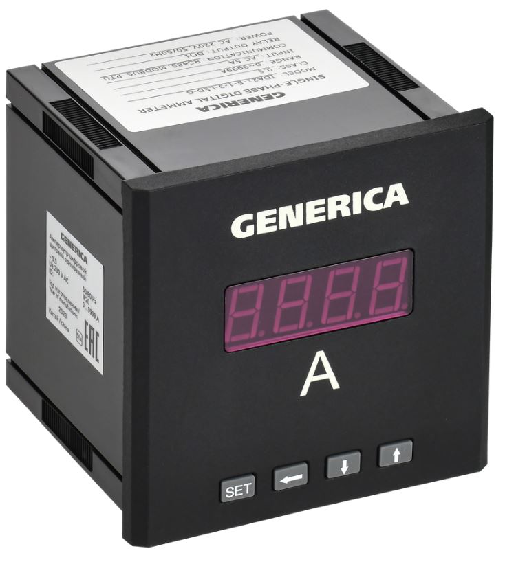 Амперметр GENERICA IDA21-5-1-3-LED-G