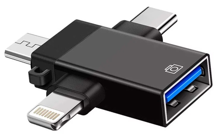 Переходник Cablexpert A-USB3.1-AF-3in1
