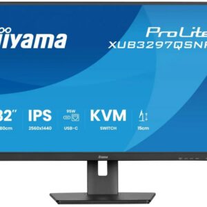 Монитор 32 " Iiyama ProLite XUB3297QSNP-B1, Черный, [XUB3297QSNP-B1]
