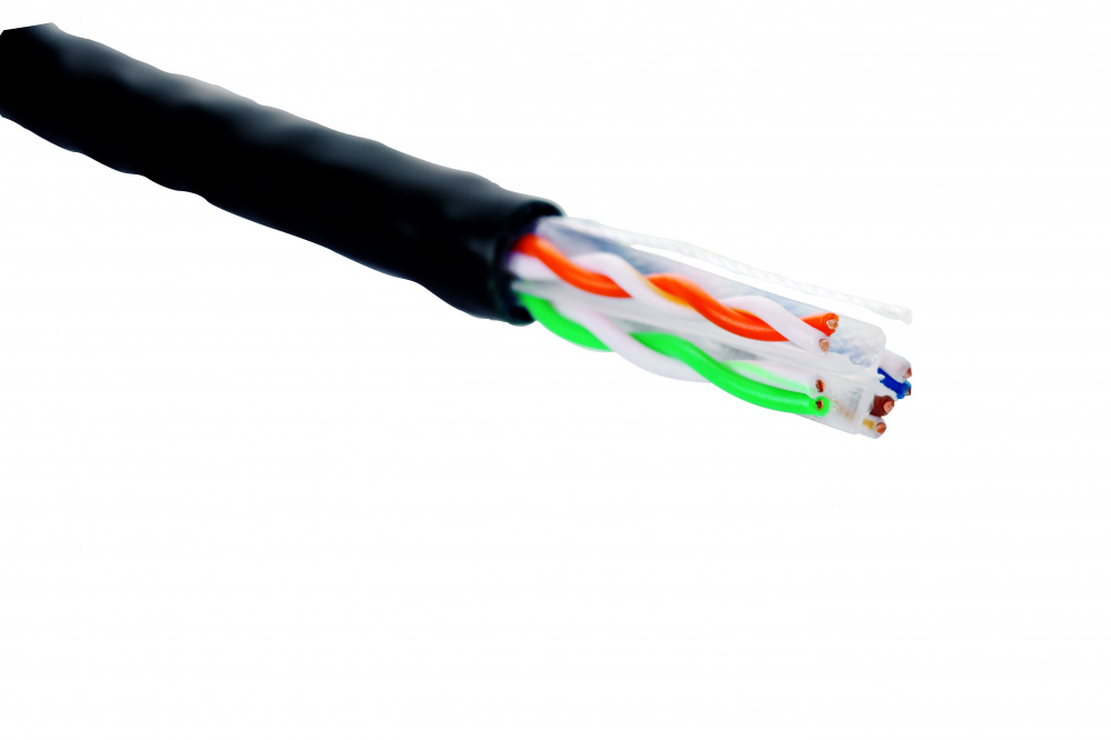 Кабель витая пара U/UTP 6 кат. 4 пары Eurolan 19C-U6-12BL-B305