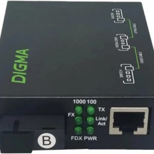 Медиаконвертер Digma DMC-1G53-20B