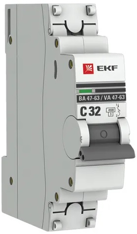 Автоматический выключатель EKF mcb4763-6-1-32C-pro