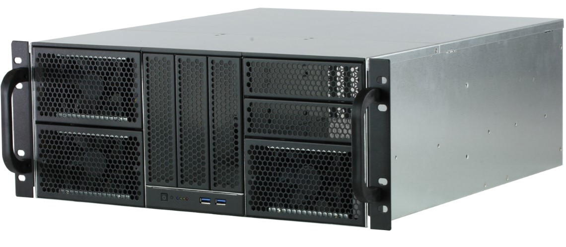 Корпус серверный 4U Procase RE411-D5H9-C-48