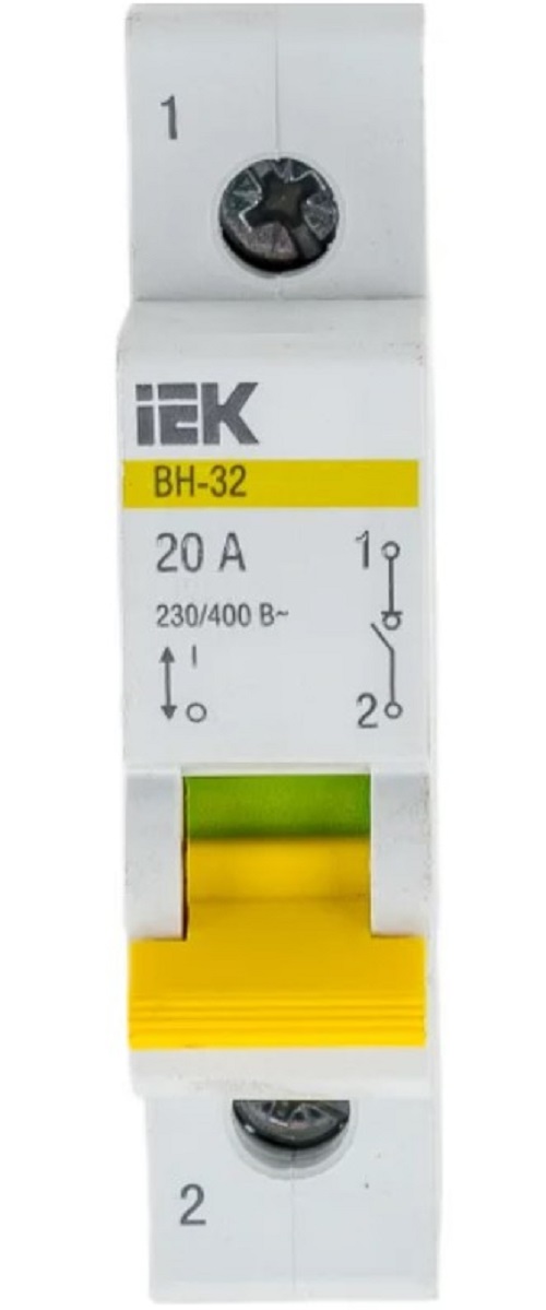 Выключатель нагрузки IEK MNV10-1-020