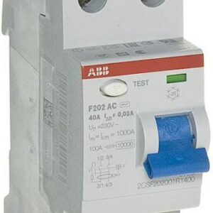Выключатель дифференциального тока (ВДТ, УЗО) ABB 2CSF202001R1400
