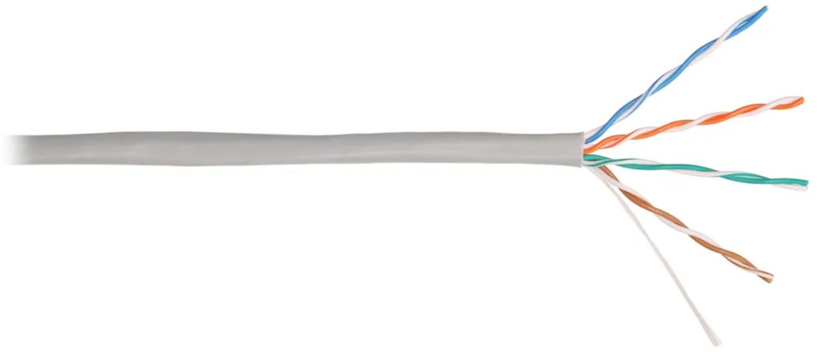 Кабель витая пара U/UTP 5e кат. 4 пары NikoMax NMC 2101A-GY