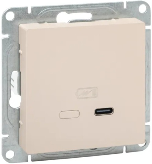 Розетка USB EKF UP1-SOI-2USBC