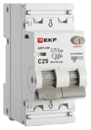Автомат дифференциальный EKF D63N26E25C10