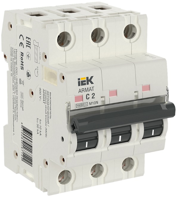 Автоматический выключатель IEK AR-M10N-3-C002