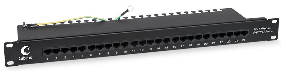 Патч-панель Cabeus PL-25-TEL-Dual