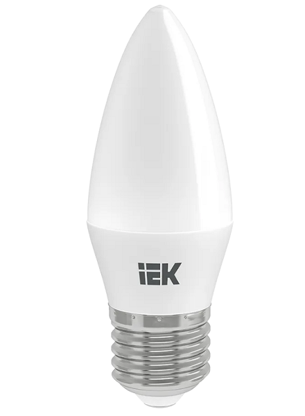 Лампа светодиодная IEK LLE-C35-9-230-40-E27
