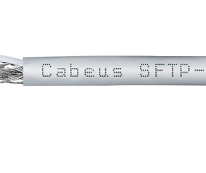 Кабель витая пара S/FTP 5e кат. 4 пары Cabeus SFTP-4P-Cat.5e-SOLID-GY