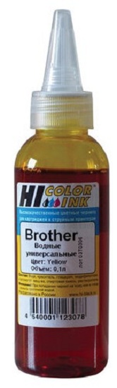 Тонер-картридж Hi-Black HB-BR-Y-100ML Желтый