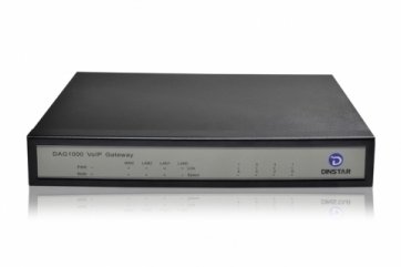 Шлюз VoiceIP Dinstar DAG1000-4S4O