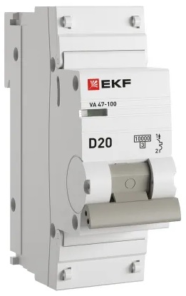Автоматический выключатель EKF mcb47100-1-20D-pro