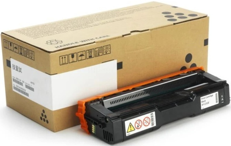 Тонер-картридж Ricoh Black SP C252HE Черный