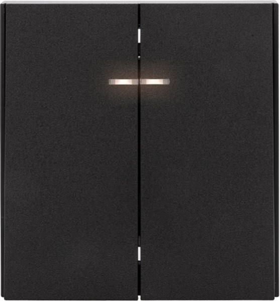 Выключатель двухклавишный с подсветкой KRANZ KR-78-0714-5