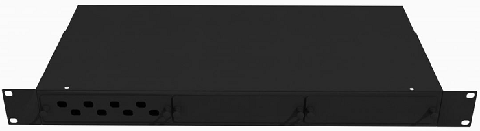 Кросс оптический стоечный TopLAN КРС-Top-1U-08FC/ST-BK