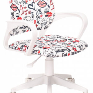 Кресло детское Бюрократ BUROKIDS 1 W-REDLIPS