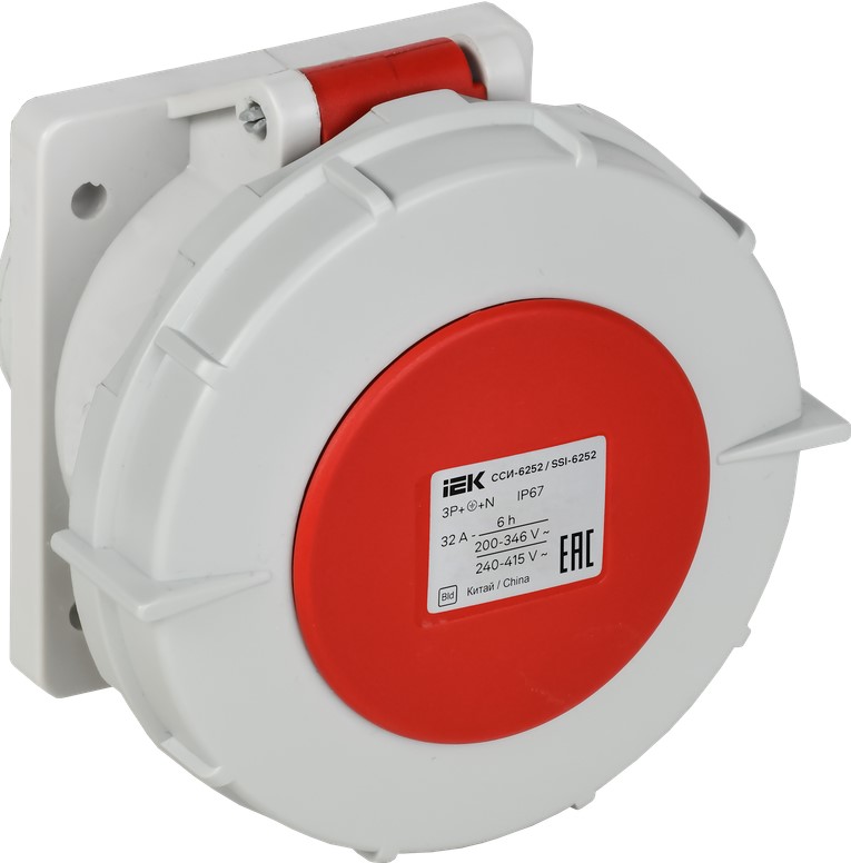 Розетка стационарная внутренняя IEK PSR62-032-5-0-67