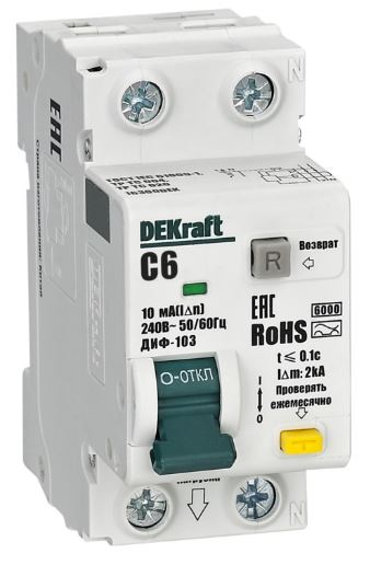 Автомат дифференциальный DEKraft 16300DEK