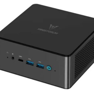 Мини ПК Minisforum UM890 Pro (AMD Ryzen 9 8945HS (8/16; 4,0ГГц; 16Мб), 4ГГц, 16ГБ DDR5, SSD 512 Гб, Radeon 780M, Windows 11 Профессиональная) [MF/UM890PRO/8945HS/16/512]