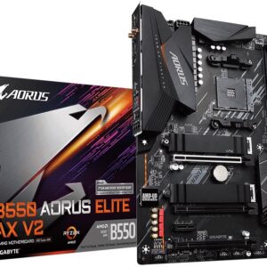 Материнская плата GIGABYTE B550 AORUS ELITE AX V2, AM4, AMD B550, ATX