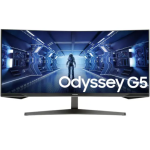 Монитор 34 " Samsung Odyssey G5, Черный, [LC34G55TWWIXCI]