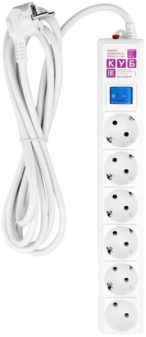 Сетевой фильтр Power Cube SPG6-16-5M